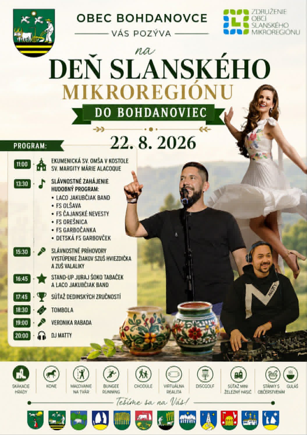 Deň Slanského mikroregiónu- Bohdanovce